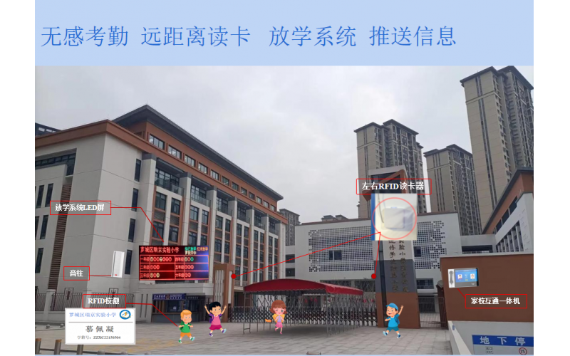 中小学无感自动考勤